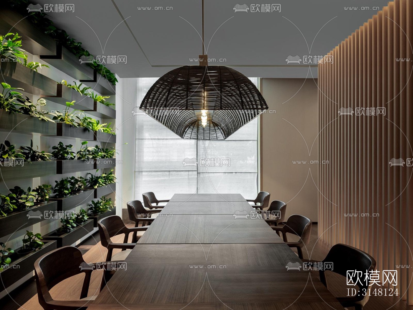 现代酒店民宿效果图下载（渲染图3）