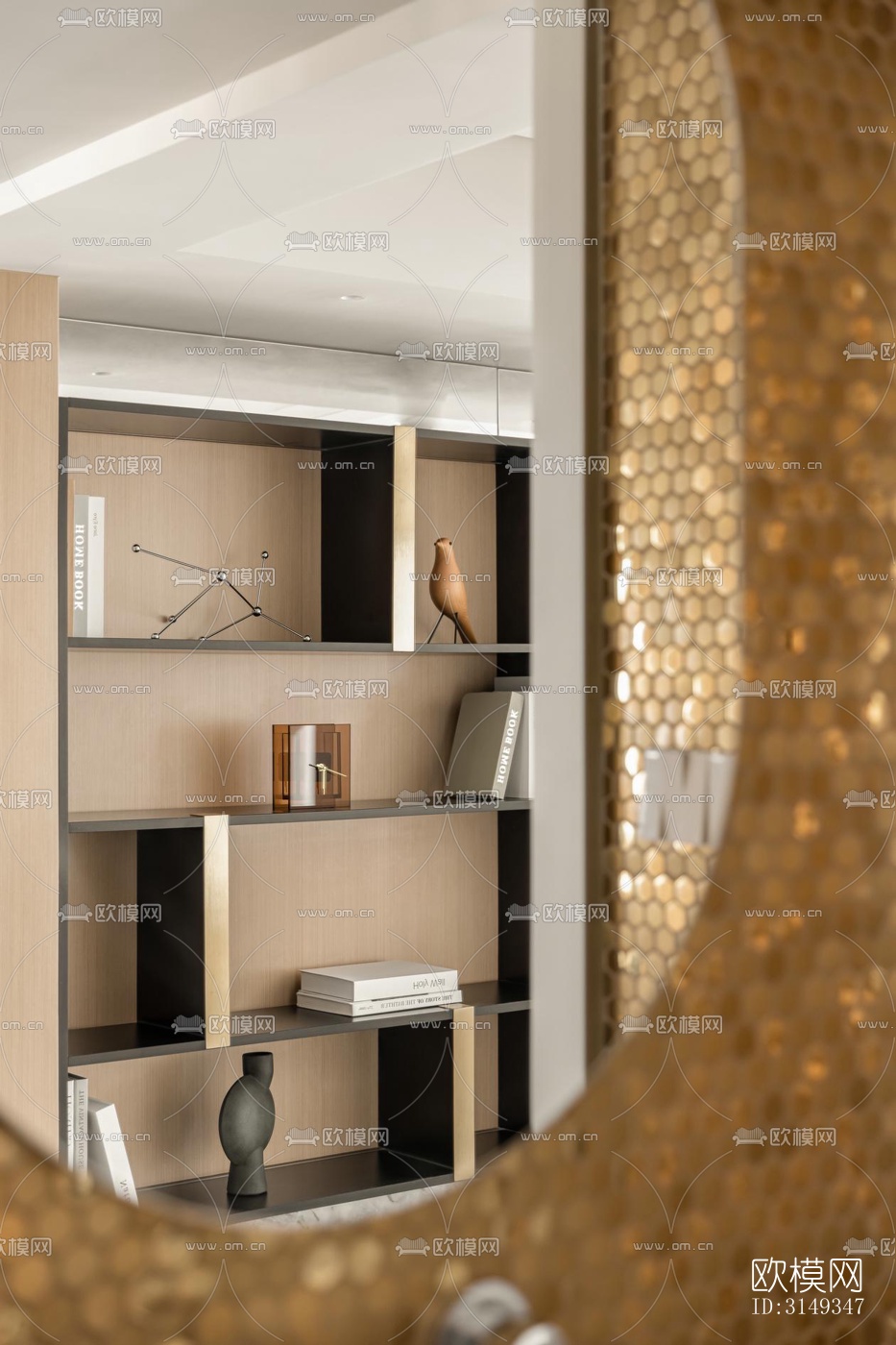 现代平层效果图下载（渲染图12）