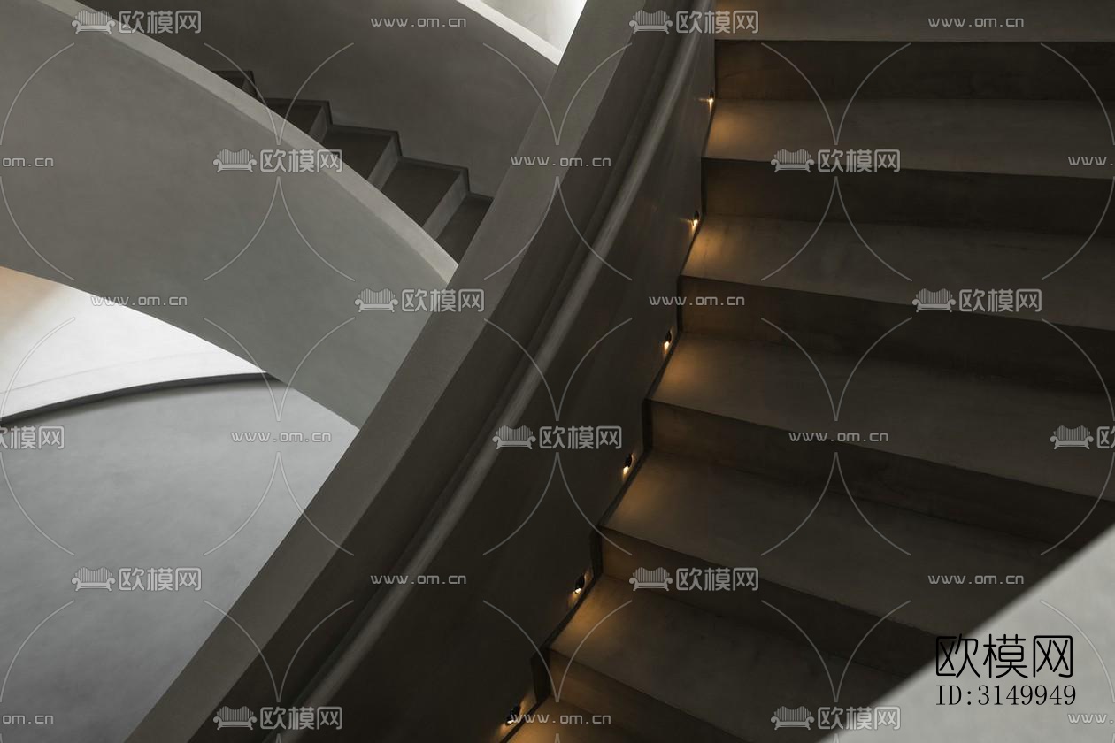 高级灰火锅烤肉效果图下载（渲染图2）