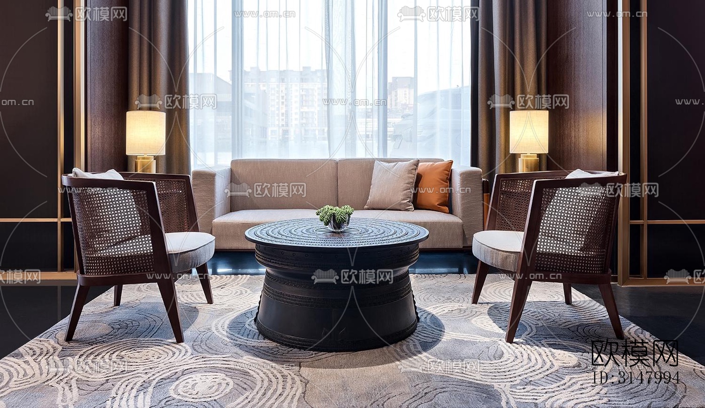 北欧酒店民宿效果图下载（渲染图2）