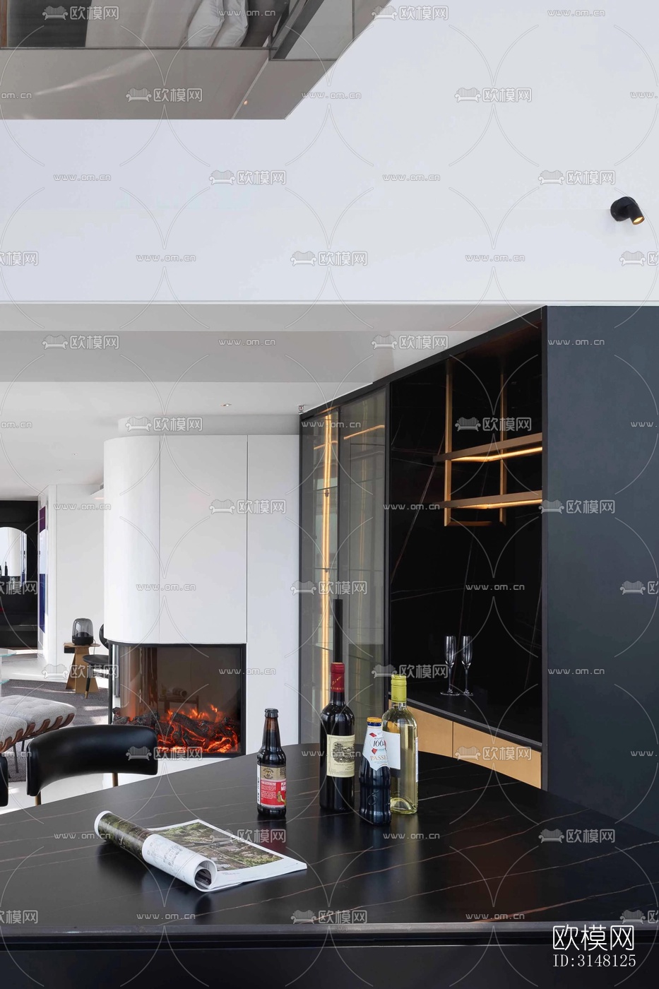 现代酒店民宿效果图下载（渲染图13）