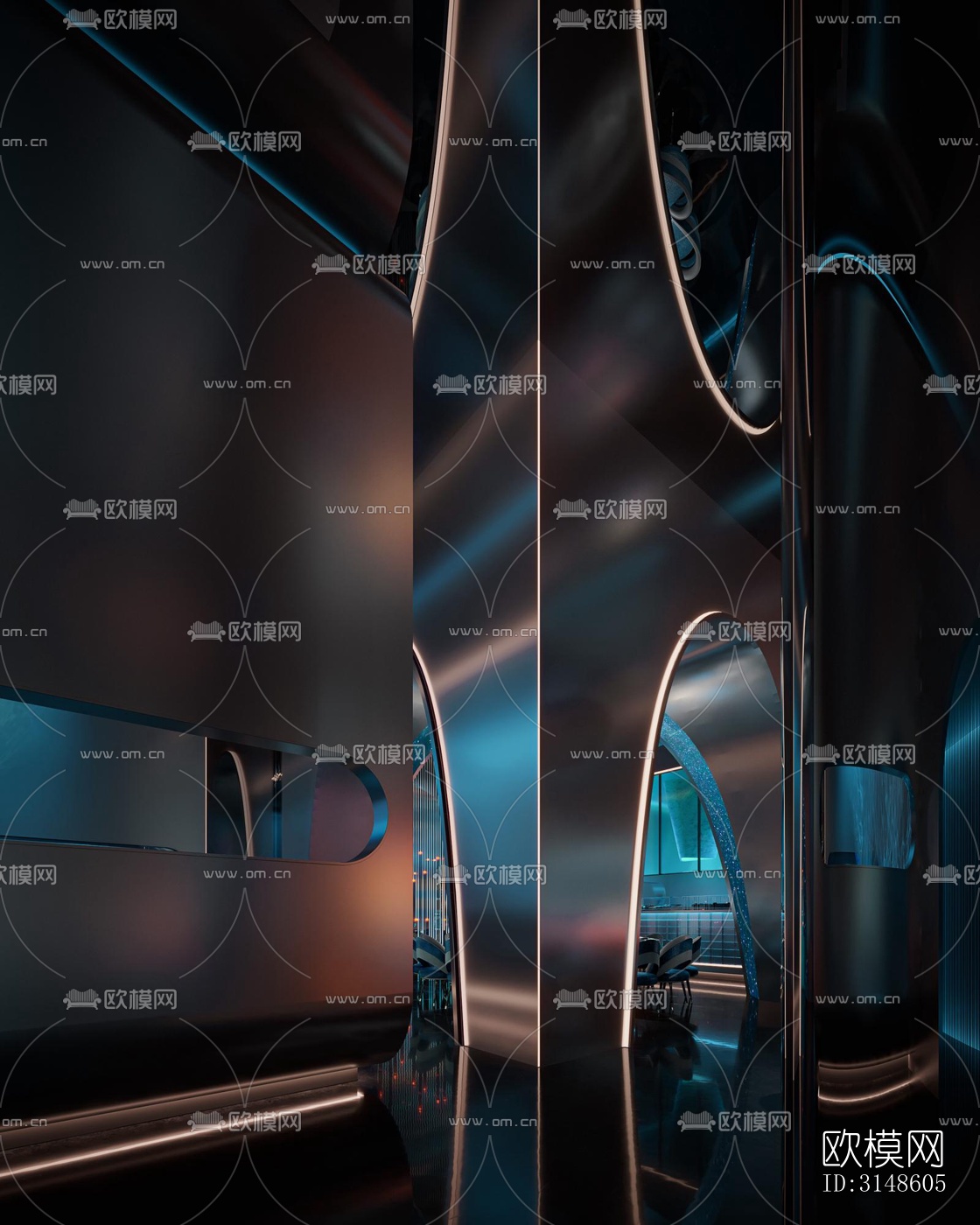 现代酒吧效果图下载（渲染图16）