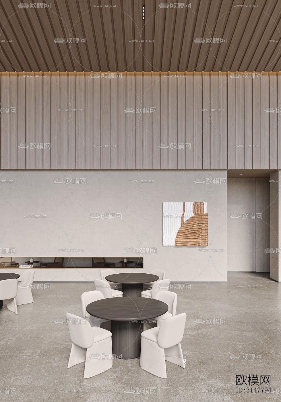 侘寂售楼处效果图下载（渲染图5）