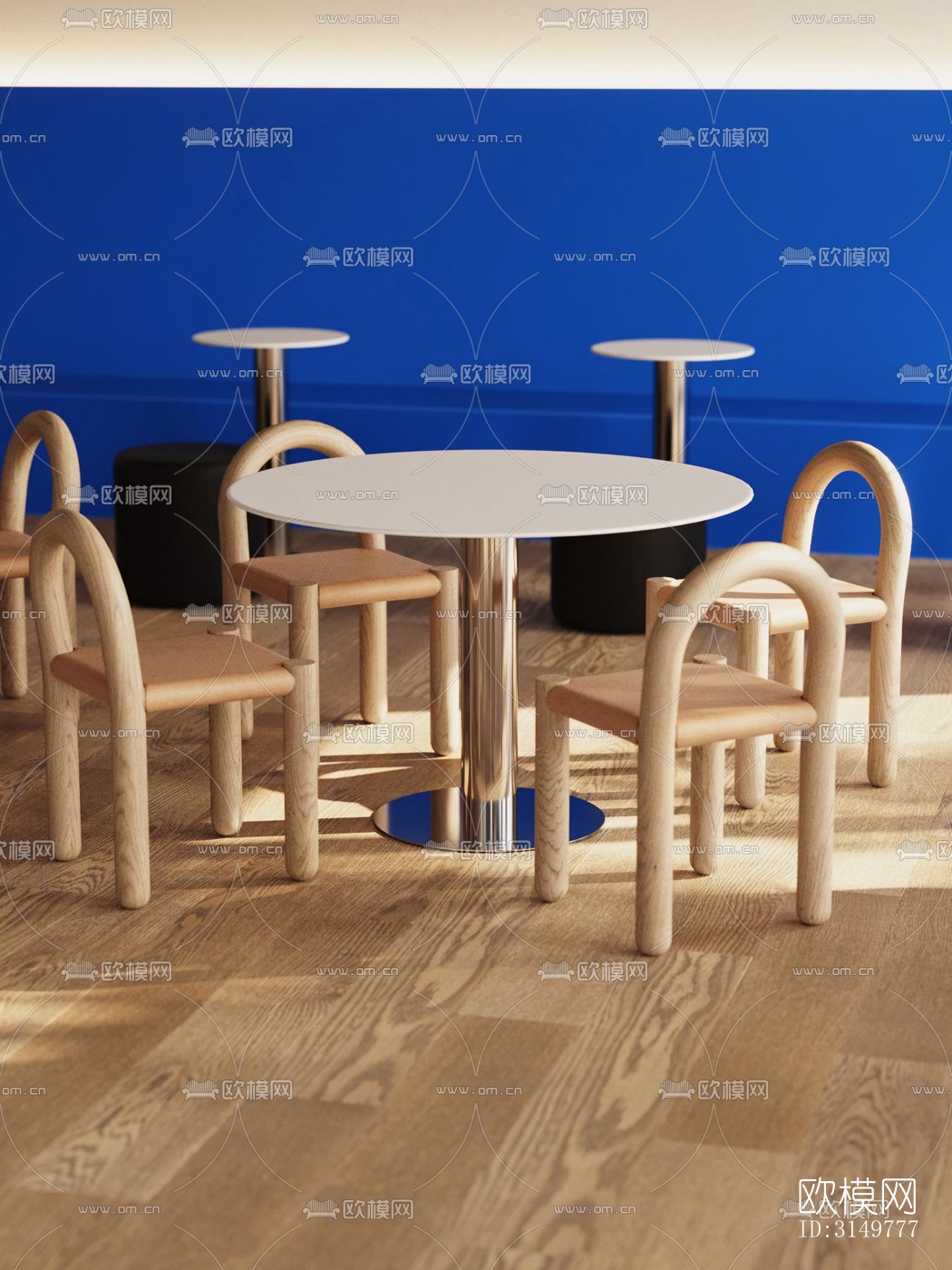 北欧咖啡奶茶效果图下载（渲染图5）