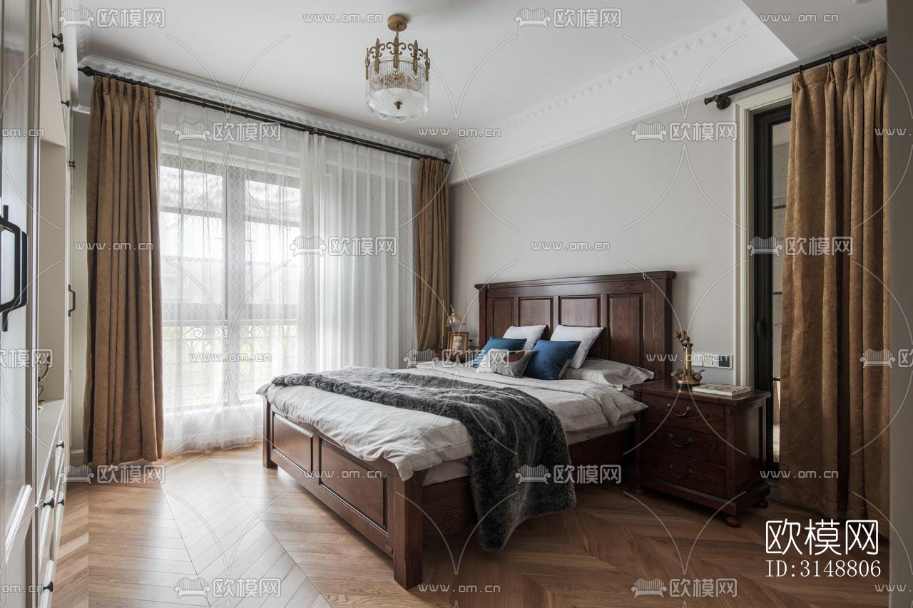 北欧平层效果图下载（渲染图18）