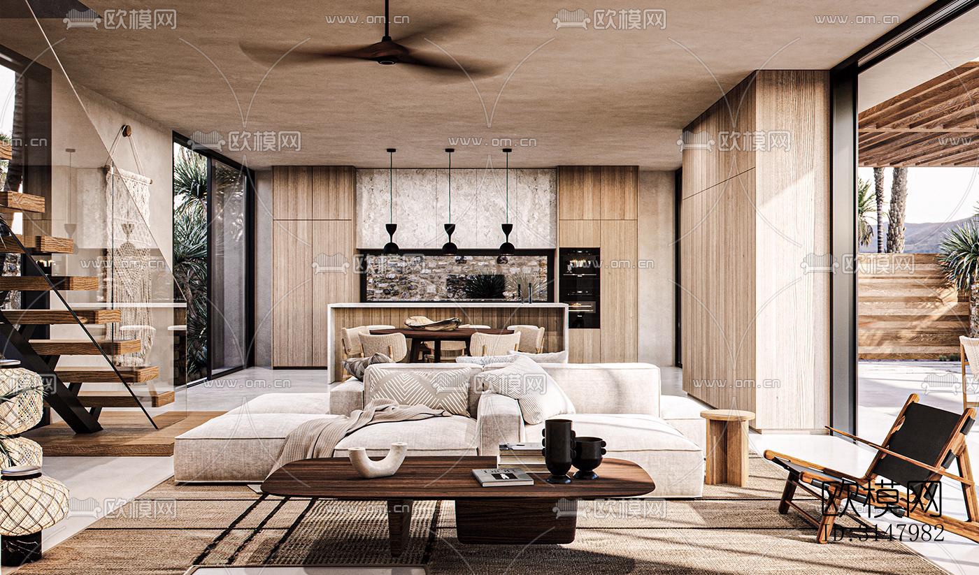 侘寂酒店民宿效果图下载（渲染图18）