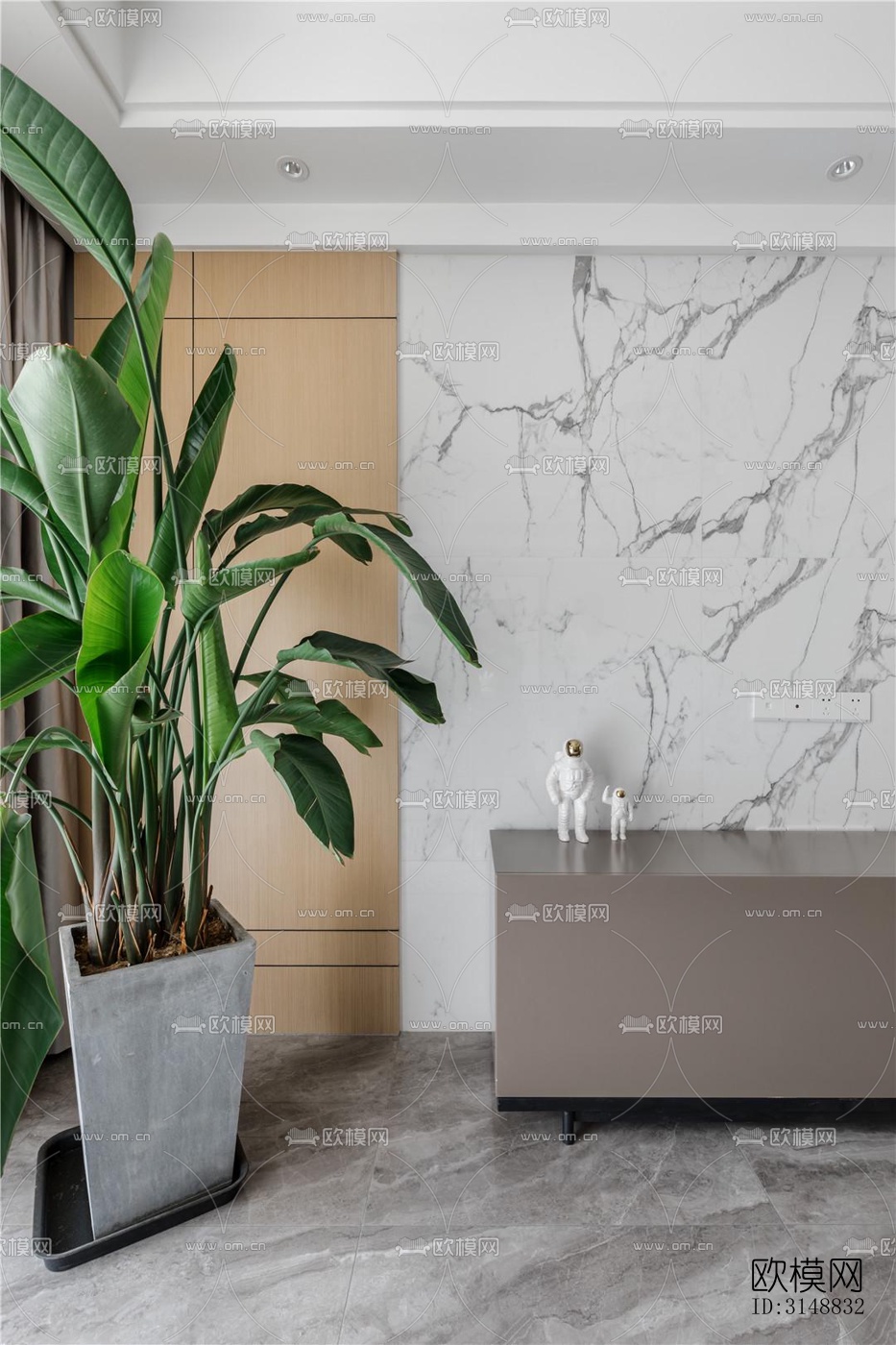 北欧平层效果图下载（渲染图5）