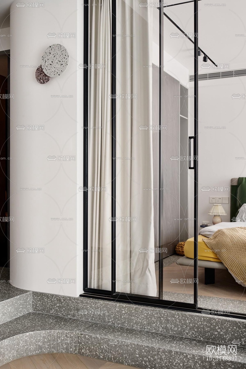 后现代平层效果图下载（渲染图19）