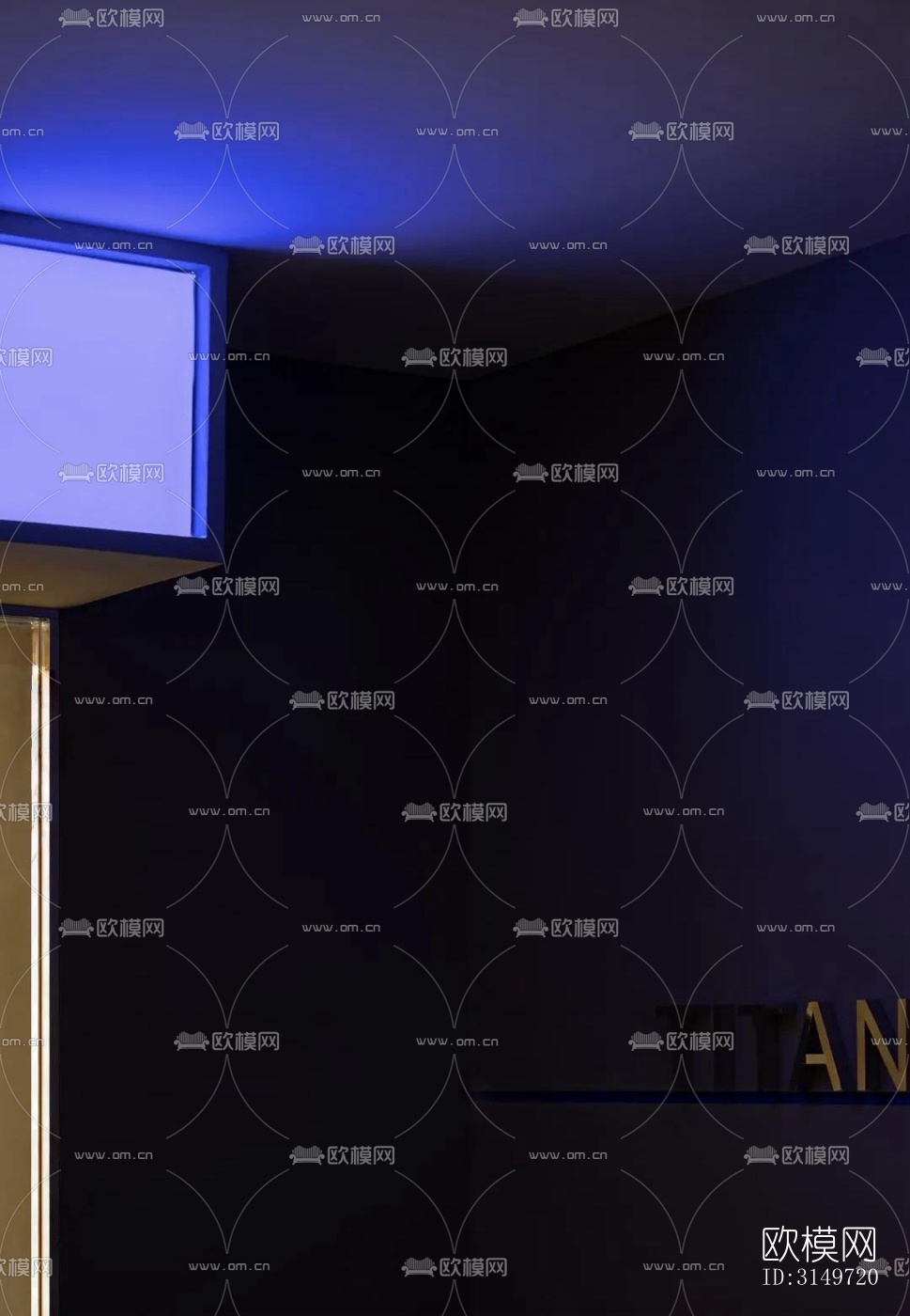 高级灰健身房效果图下载（渲染图12）