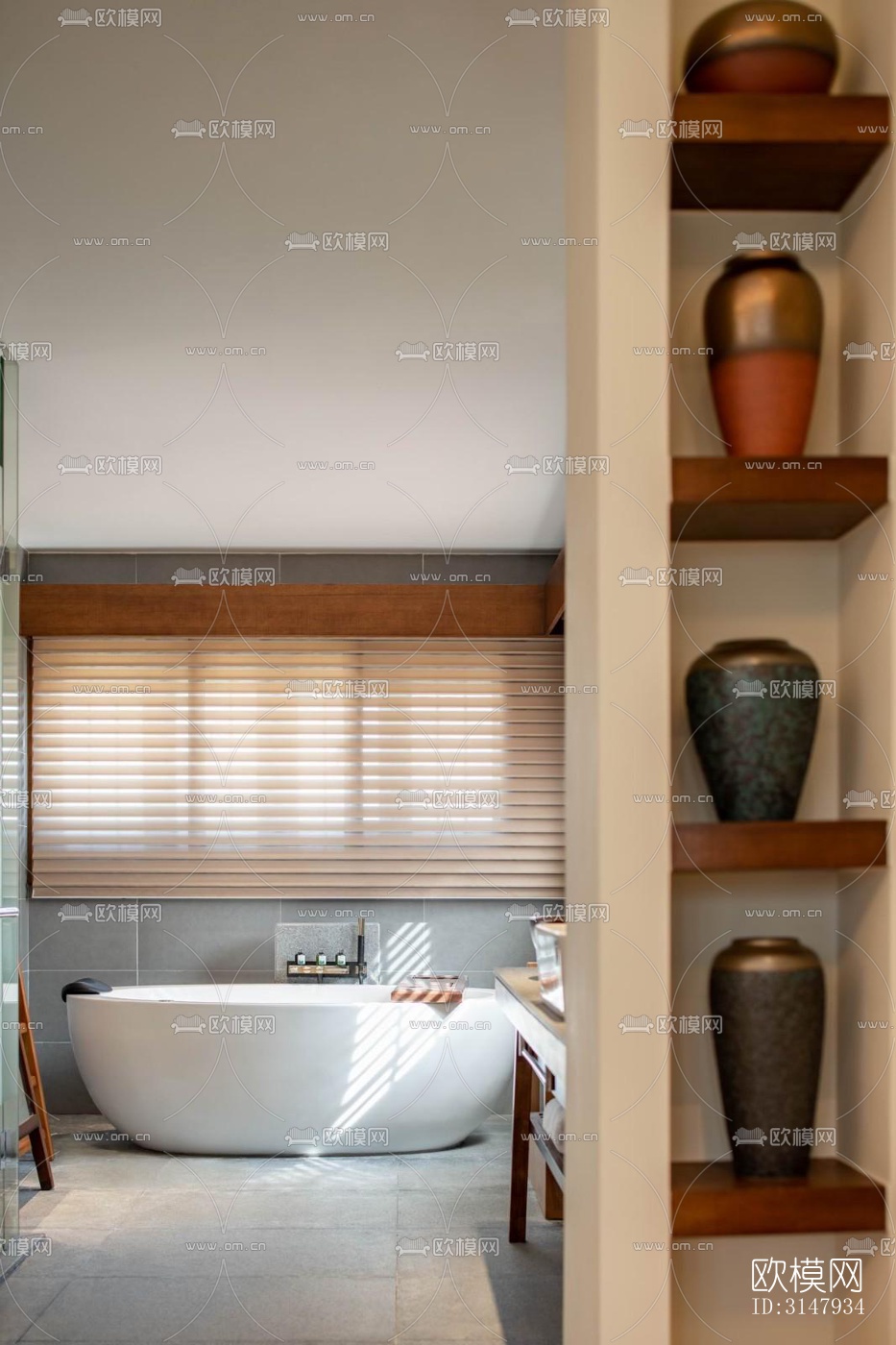 侘寂酒店民宿效果图下载（渲染图10）