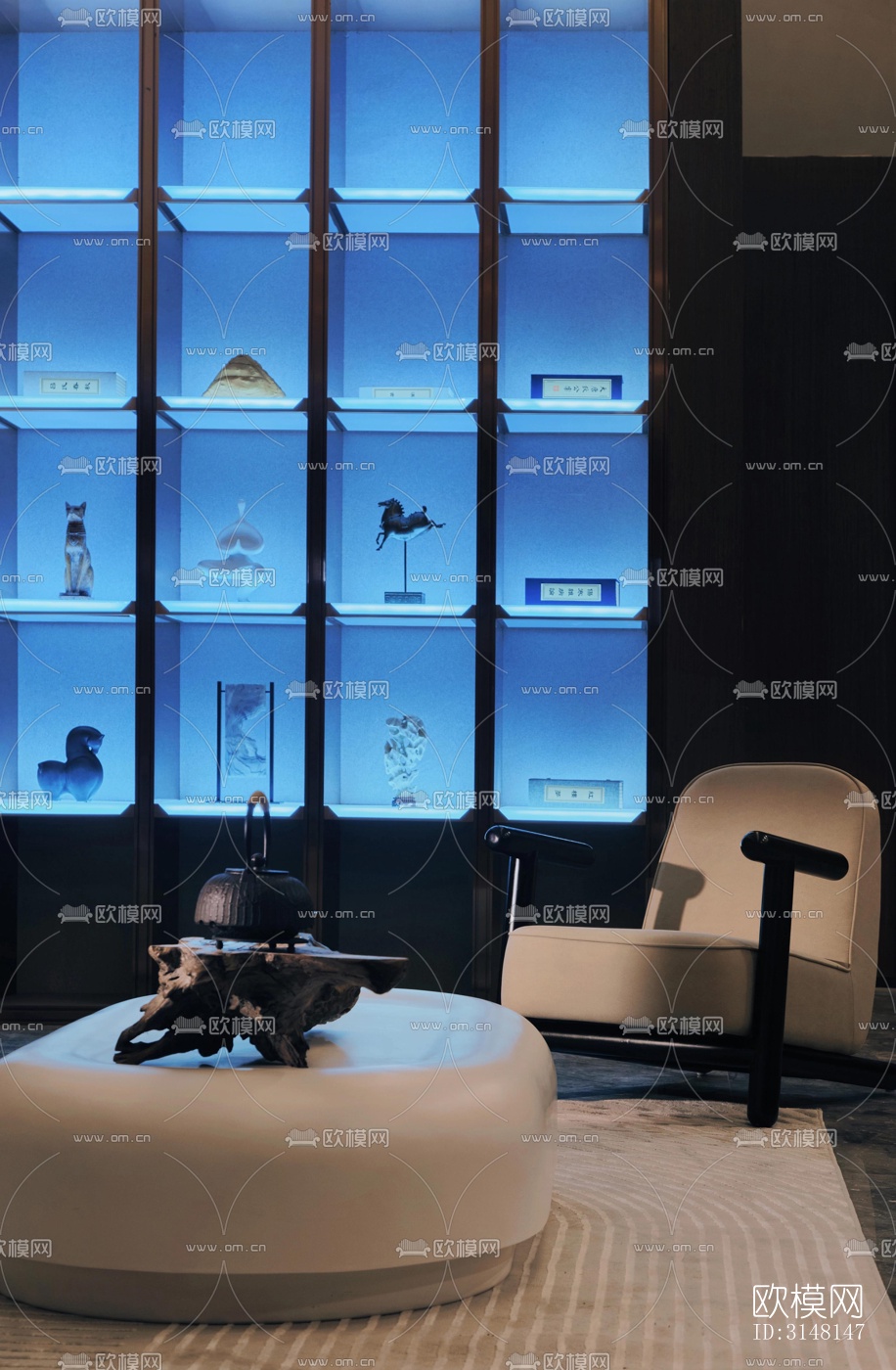 现代酒店民宿效果图下载（渲染图7）