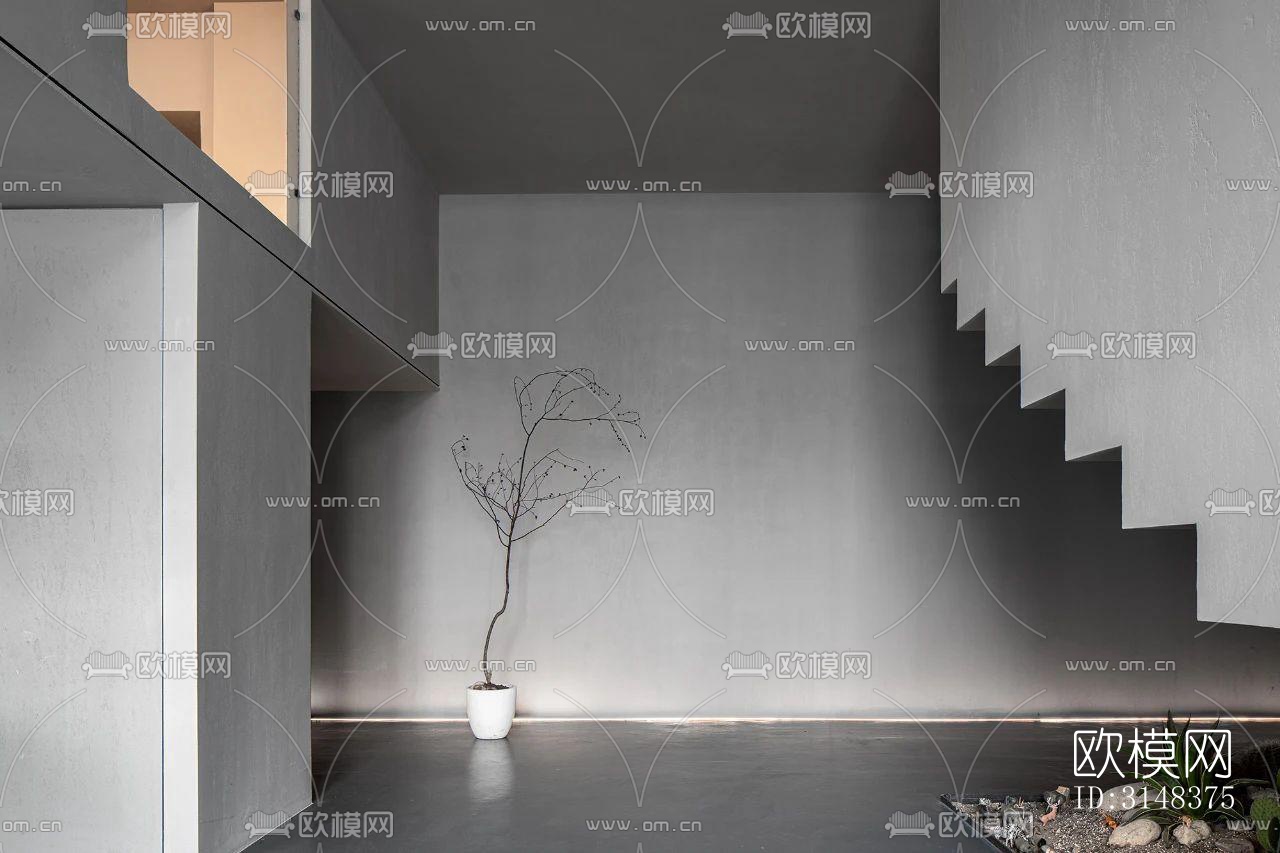 侘寂养生会所效果图下载（渲染图3）