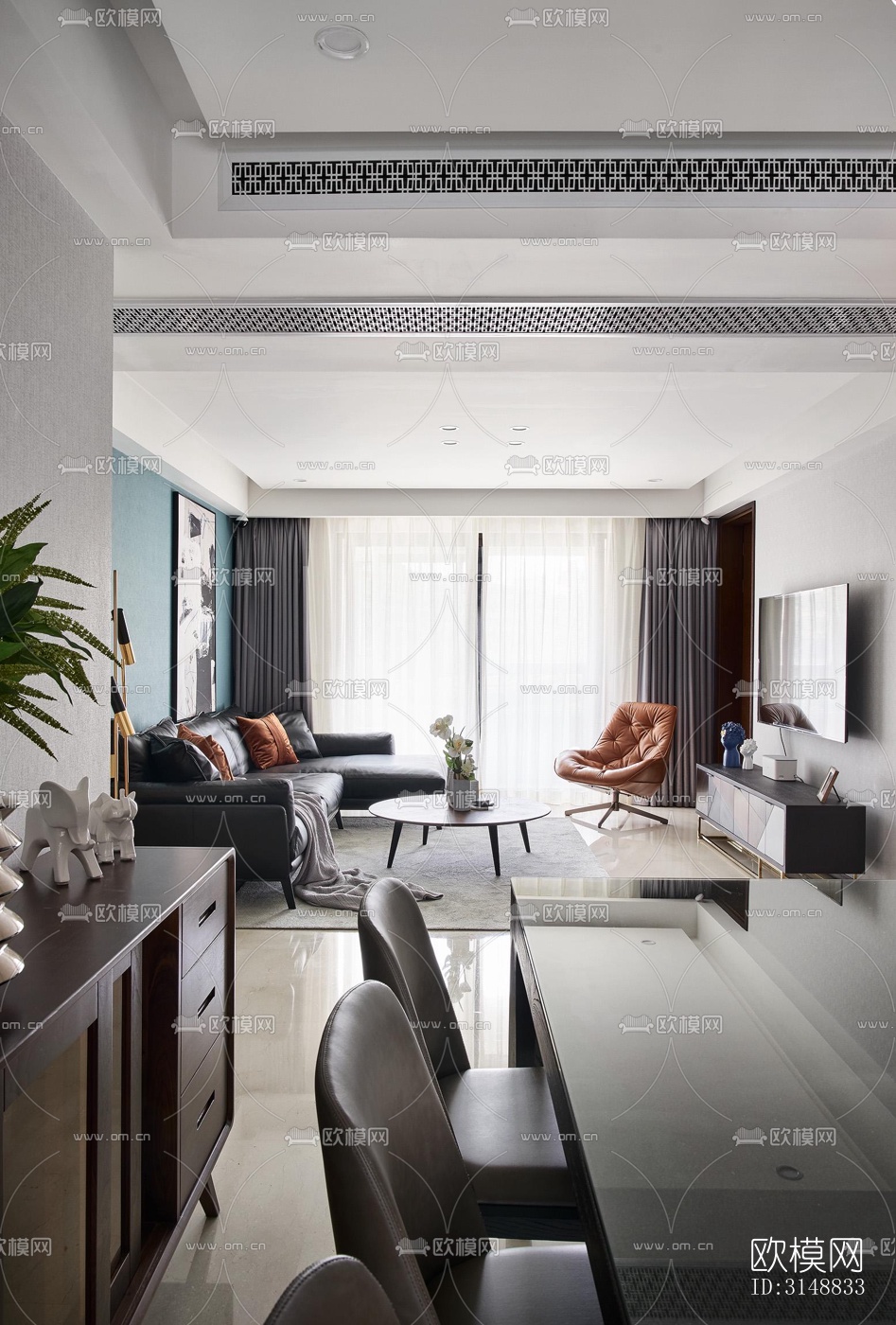 北欧平层效果图下载（渲染图4）