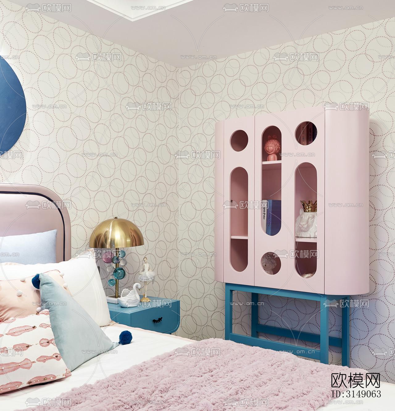 欧式平层效果图下载（渲染图20）