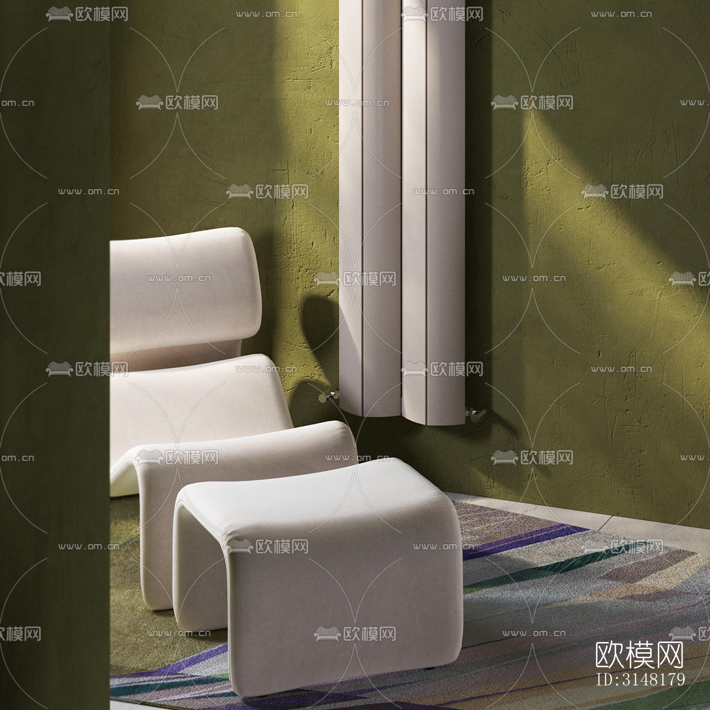 现代酒店民宿效果图下载（渲染图12）