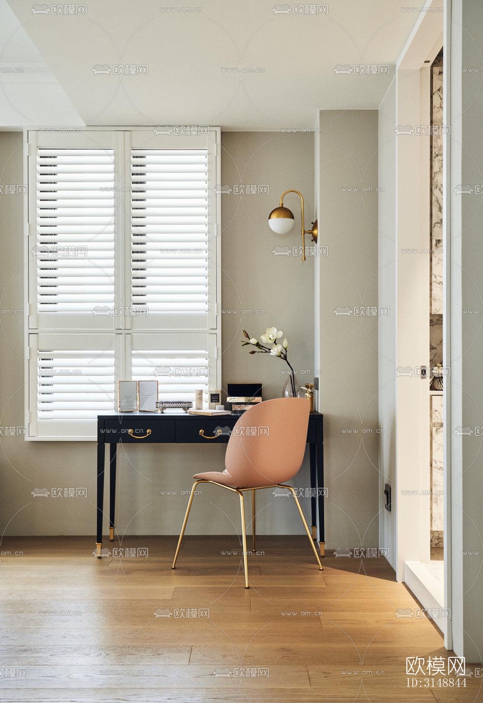 北欧平层效果图下载（渲染图17）