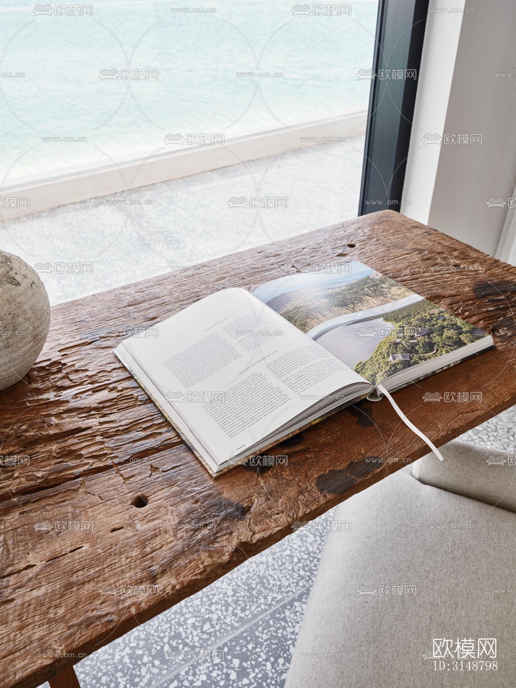 侘寂平层效果图下载（渲染图6）