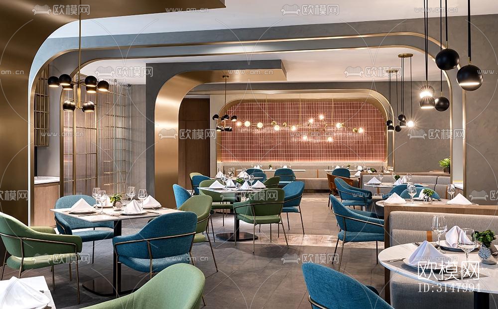 北欧酒店民宿效果图下载（渲染图6）