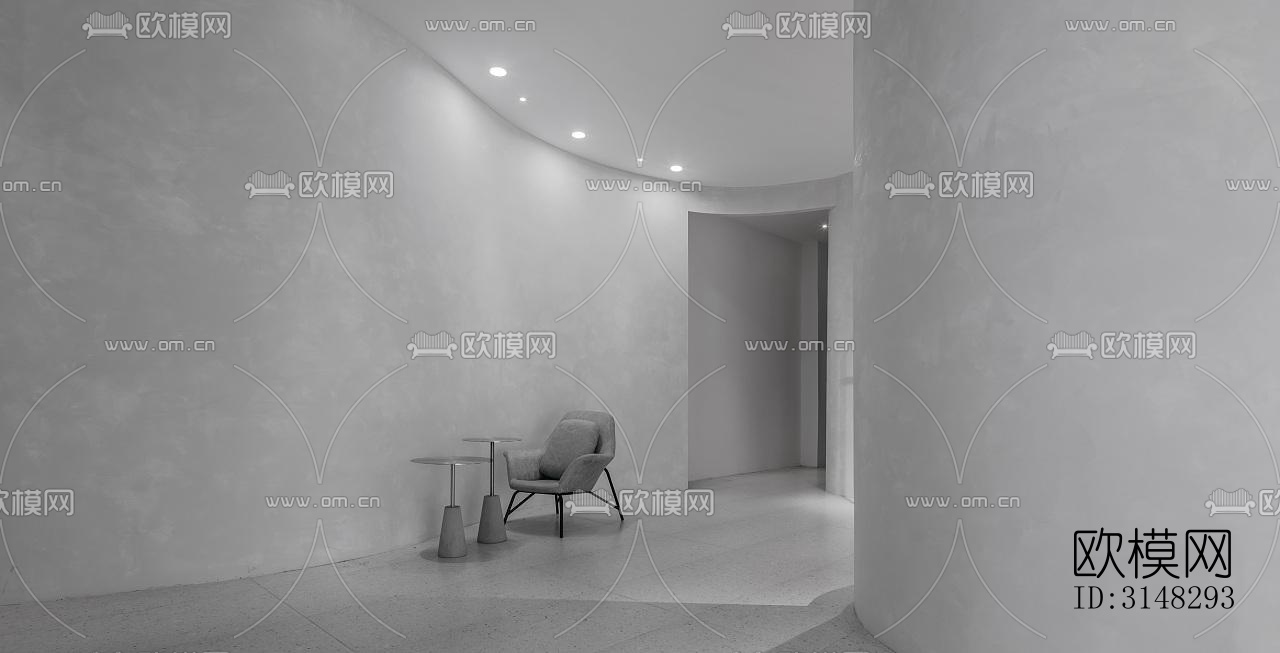 高级灰零售店铺效果图下载（渲染图11）