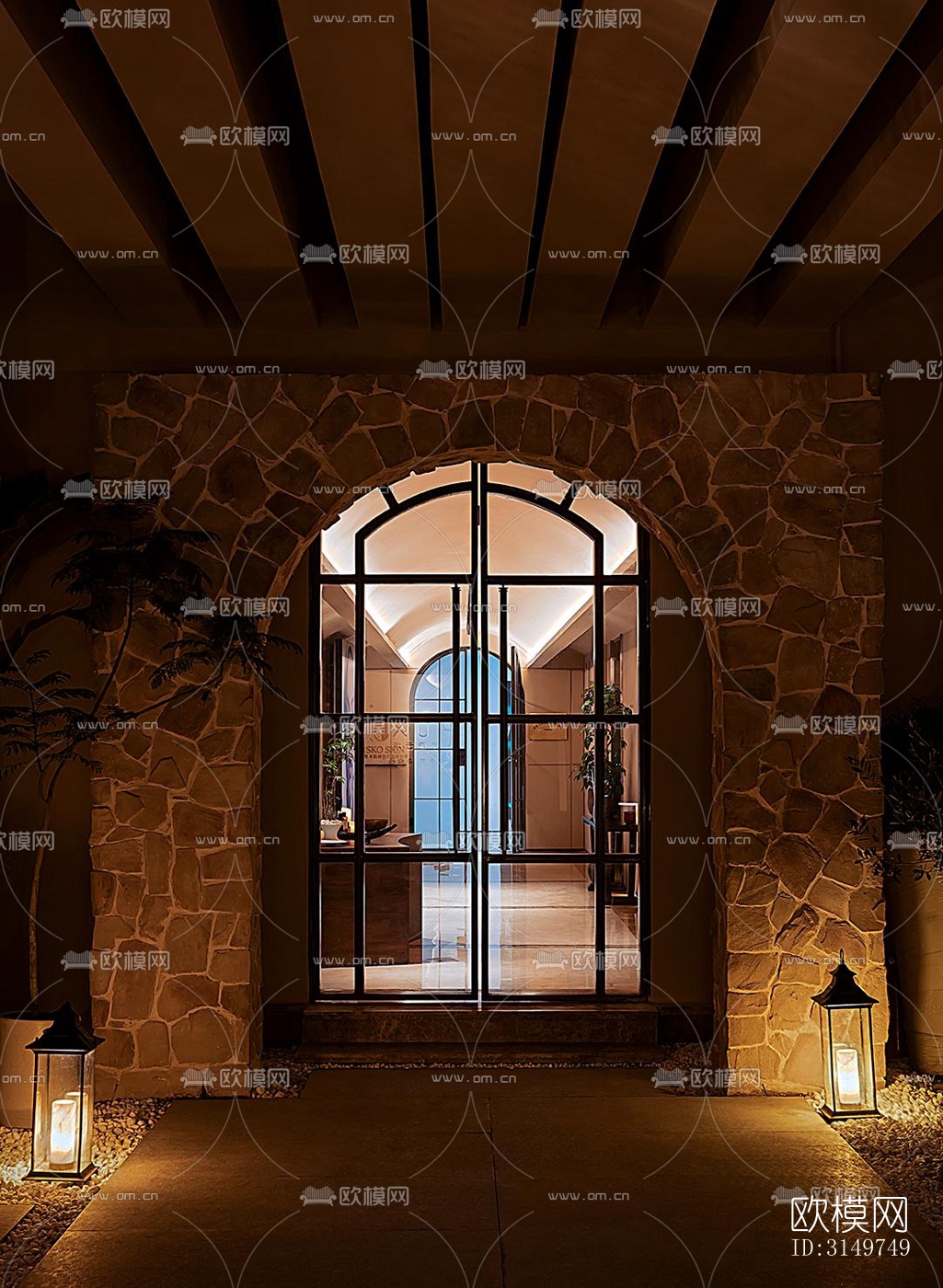 侘寂咖啡奶茶效果图下载（渲染图9）