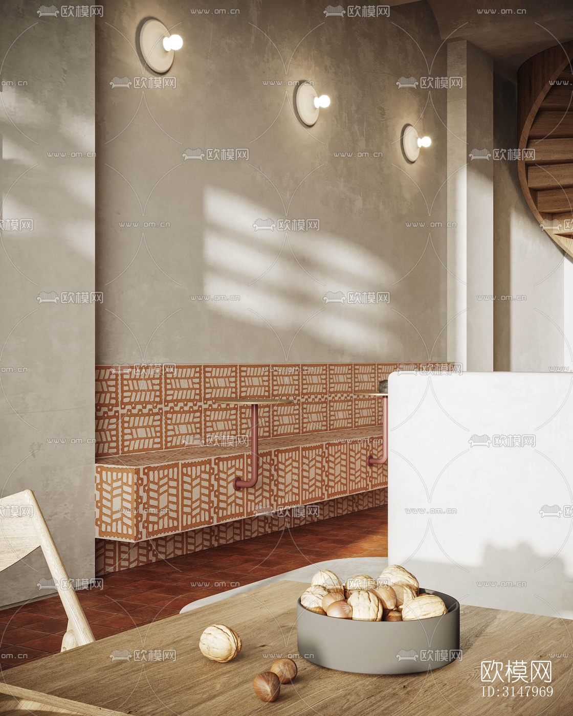 侘寂酒店民宿效果图下载（渲染图11）