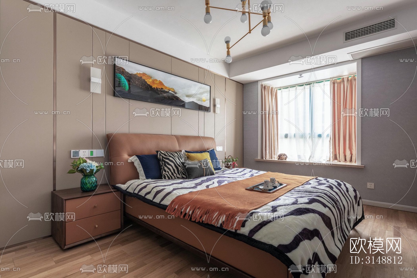 北欧平层效果图下载（渲染图8）