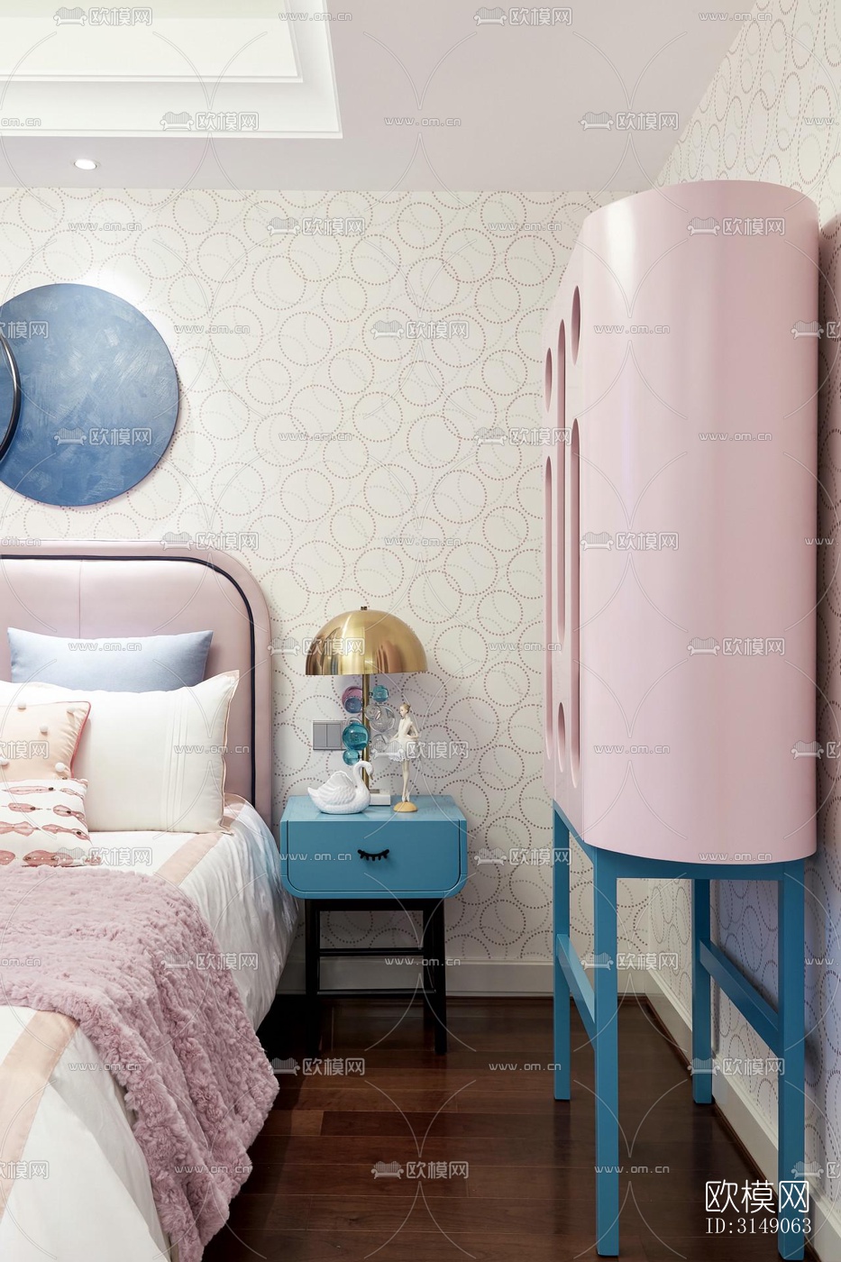 欧式平层效果图下载（渲染图17）