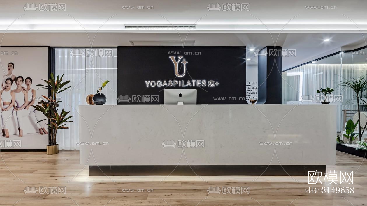 原木风健身房效果图下载（渲染图14）