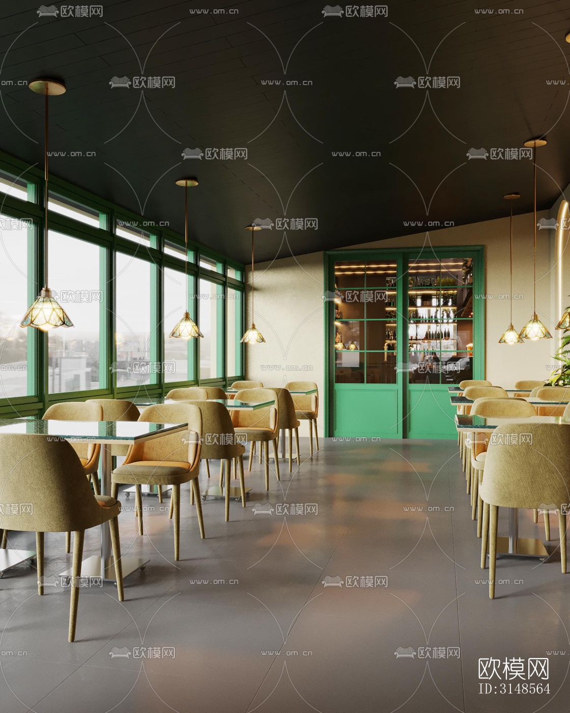 北欧酒吧效果图下载（渲染图6）