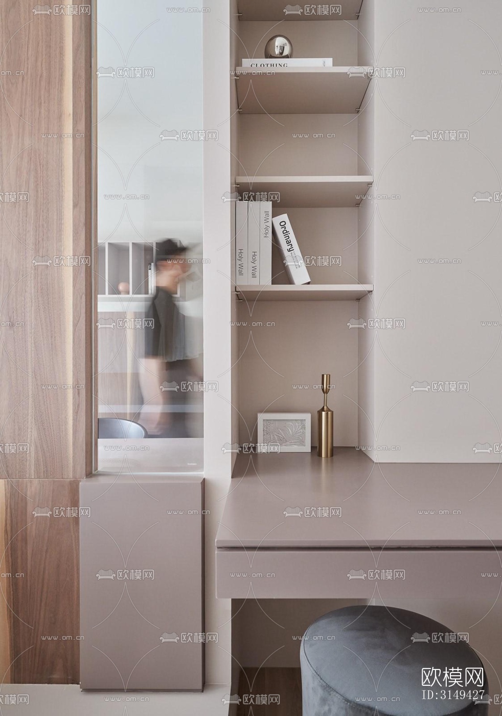 现代平层效果图下载（渲染图6）