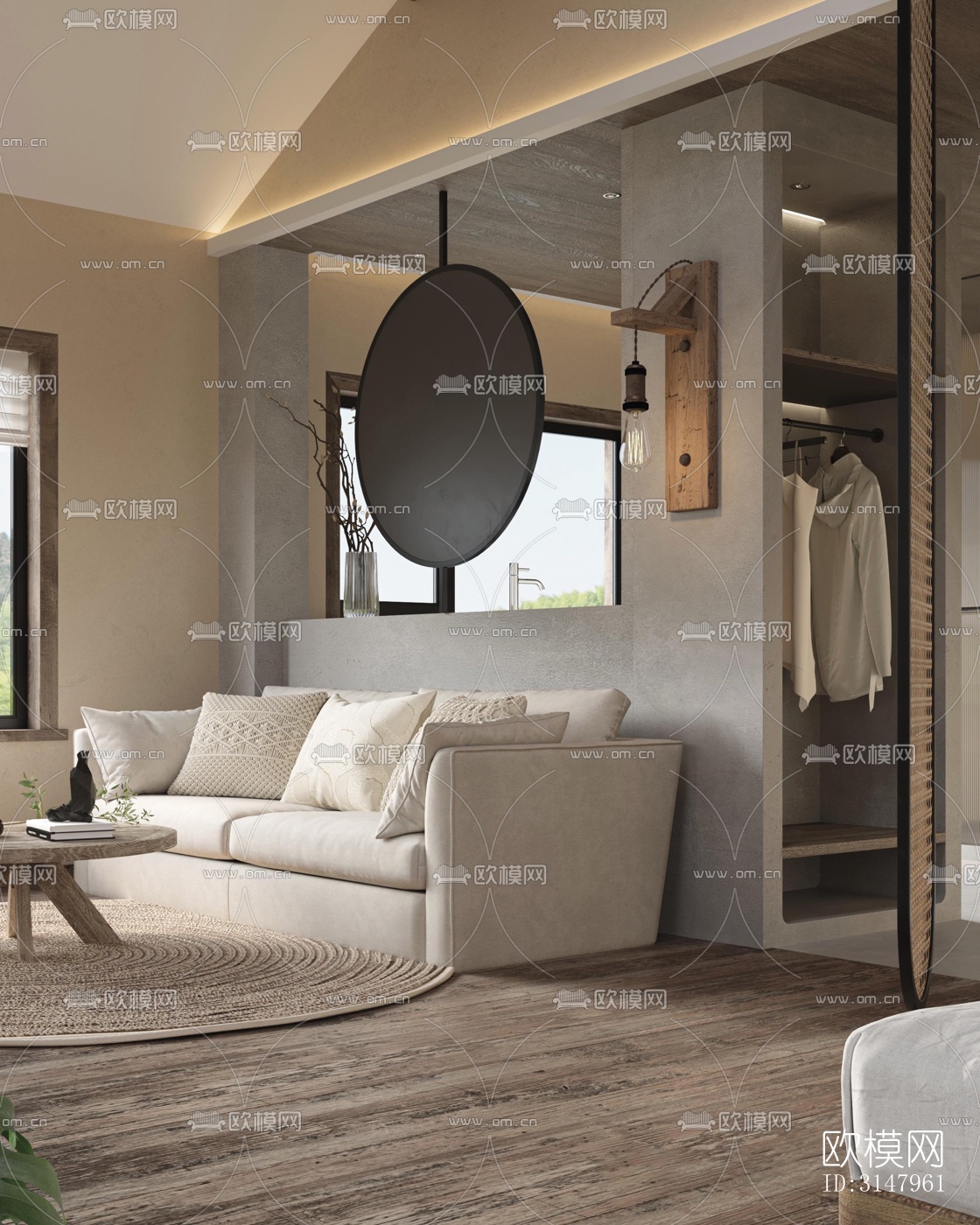 侘寂酒店民宿效果图下载（渲染图17）