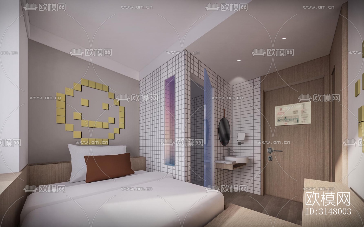 北欧酒店民宿效果图下载（渲染图6）