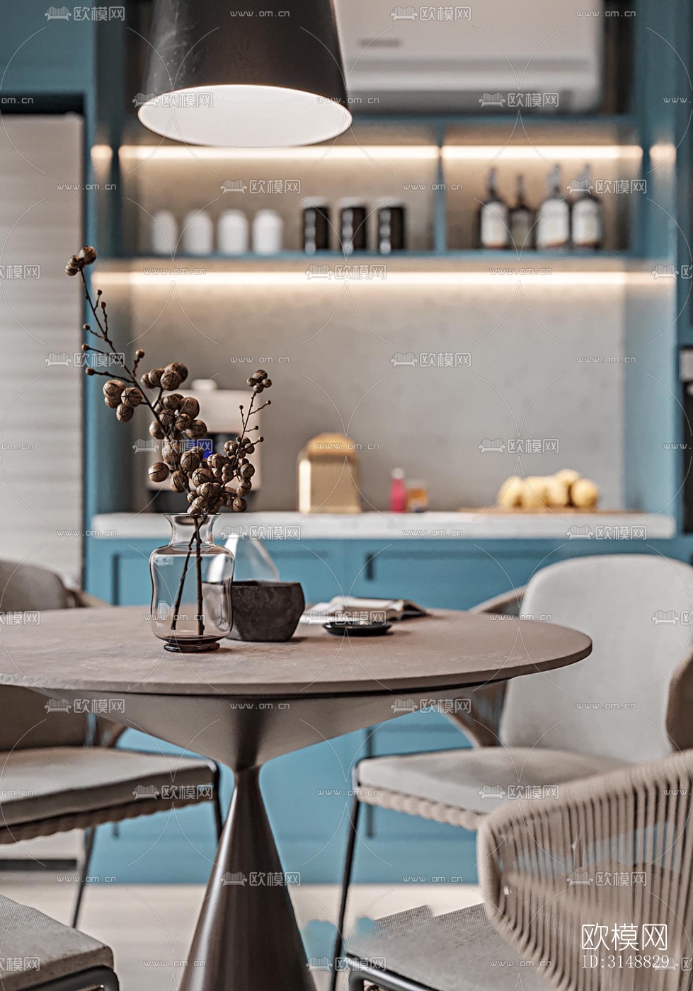 北欧平层效果图下载（渲染图12）