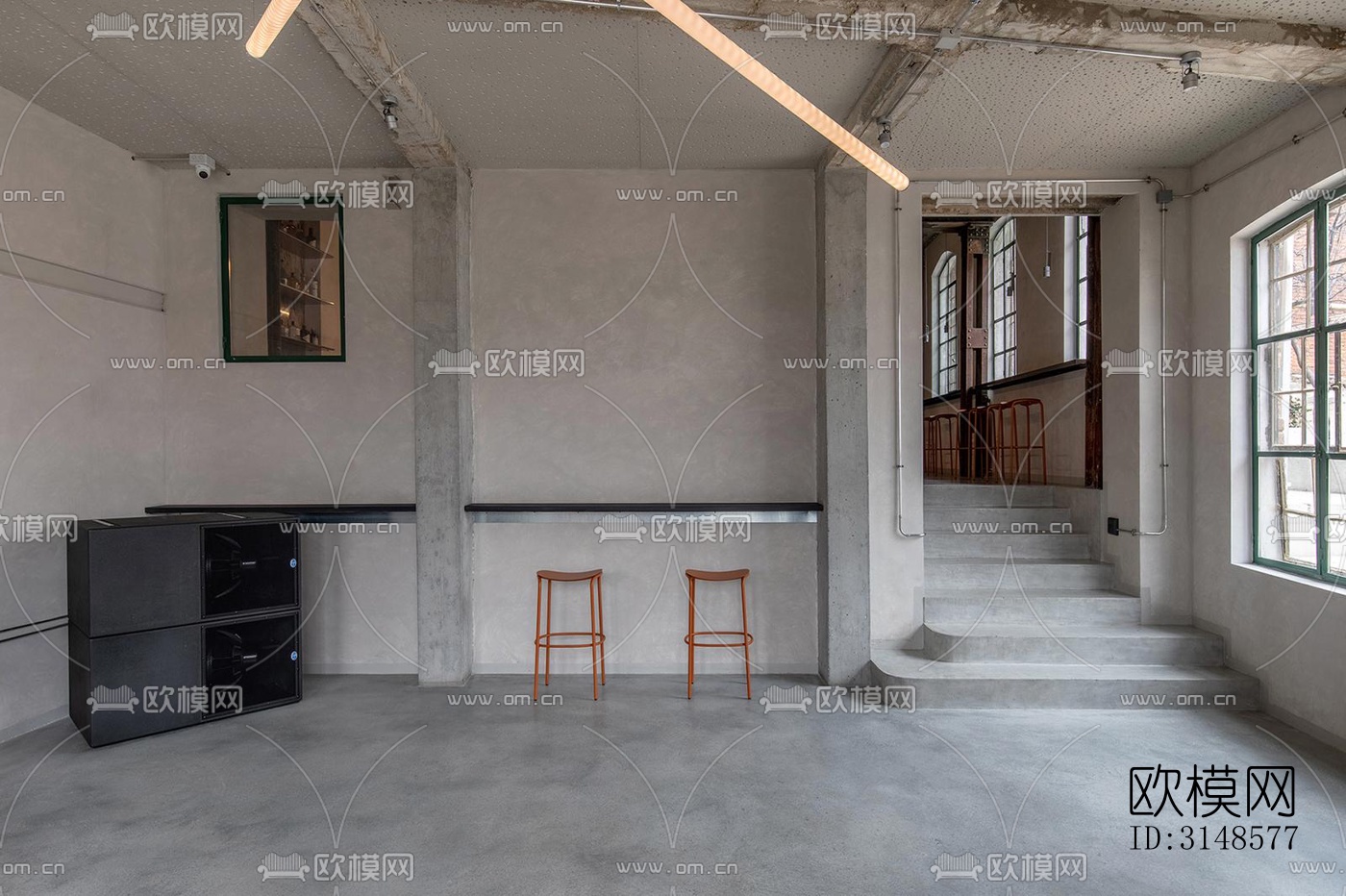 工业风酒吧效果图下载（渲染图10）