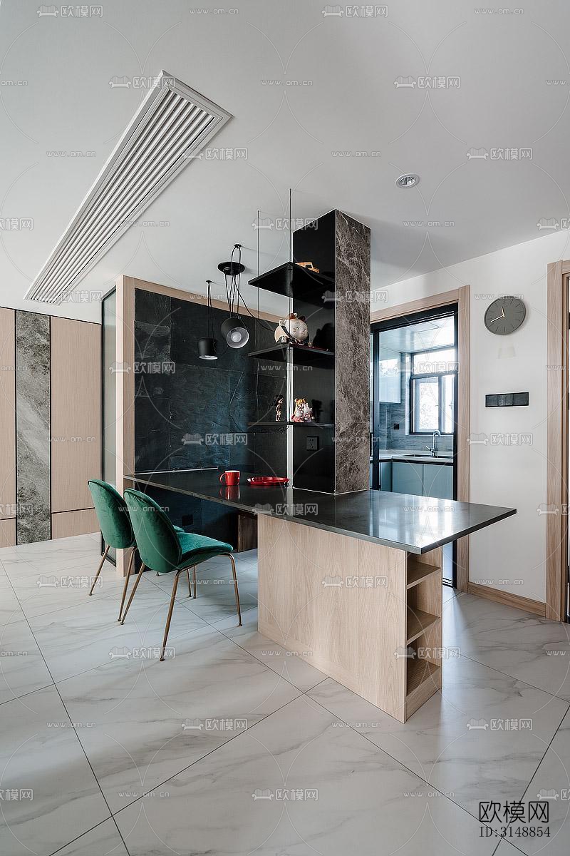 北欧平层效果图下载（渲染图10）