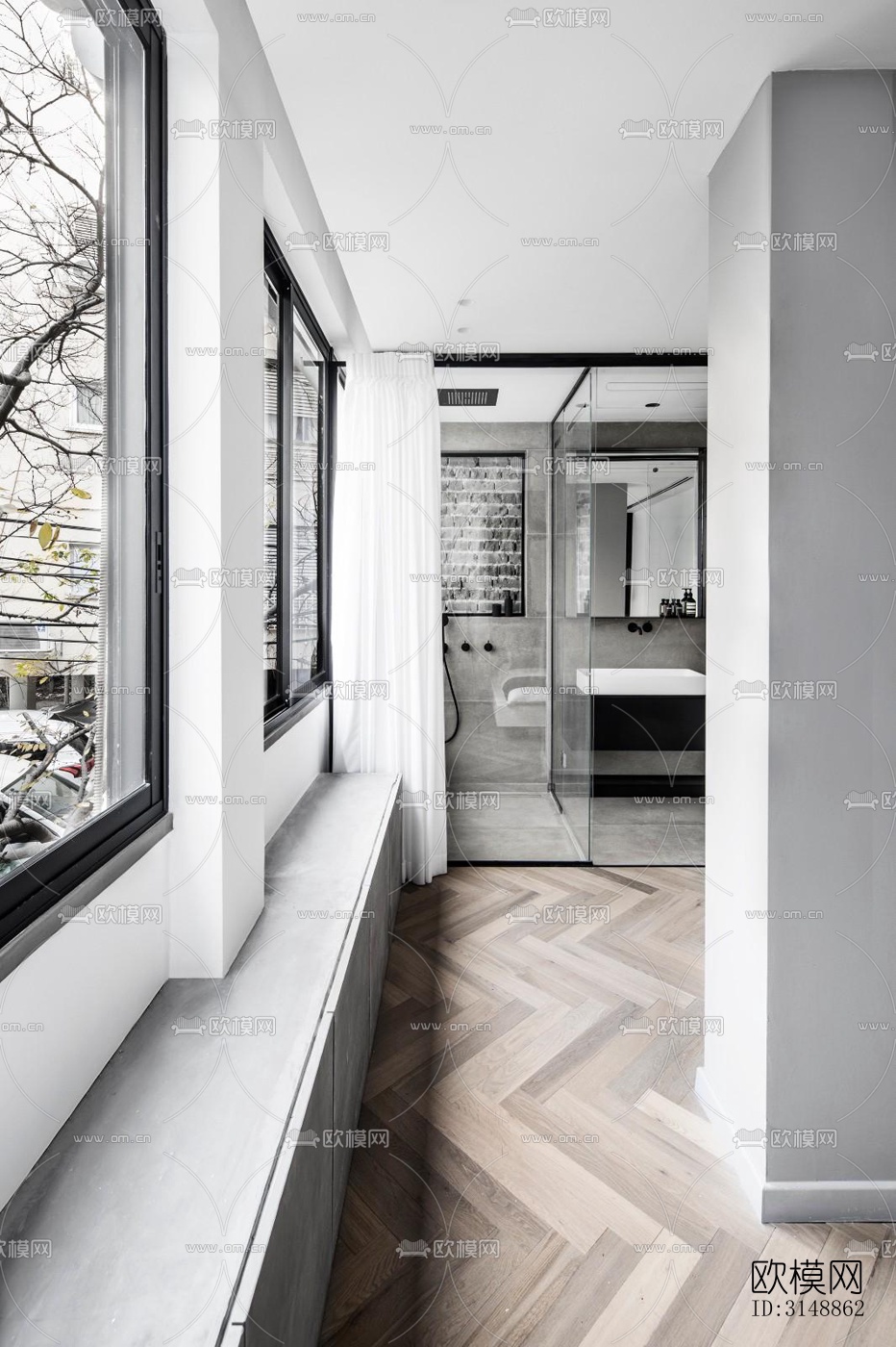 北欧平层效果图下载（渲染图8）