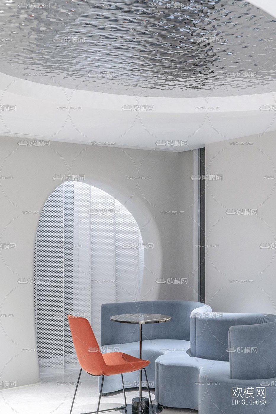 现代健身房效果图下载（渲染图2）