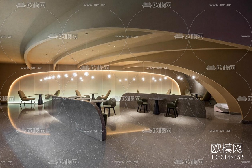 现代养生会所效果图下载(渲染图19)