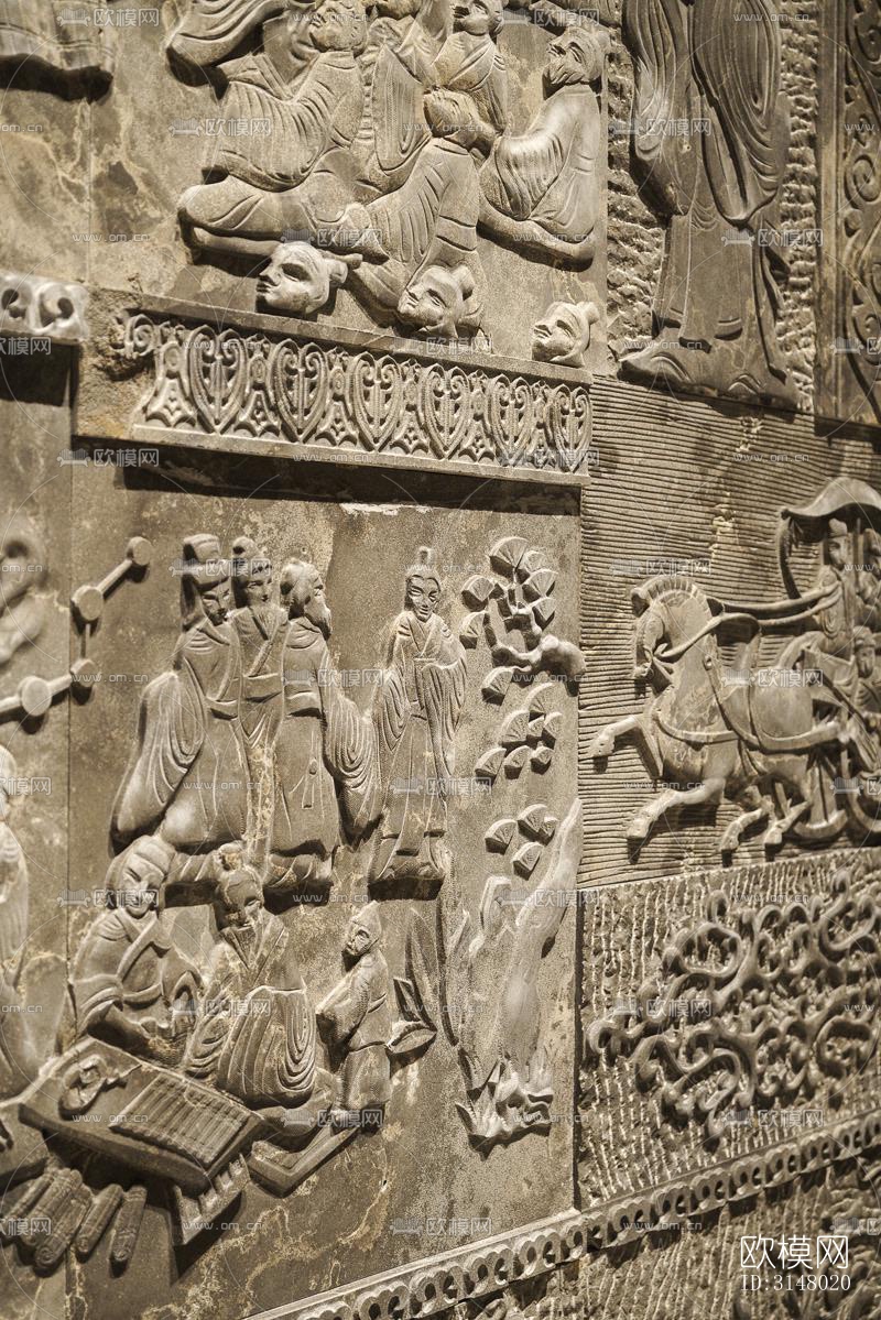 新中式酒店民宿效果图下载（渲染图16）