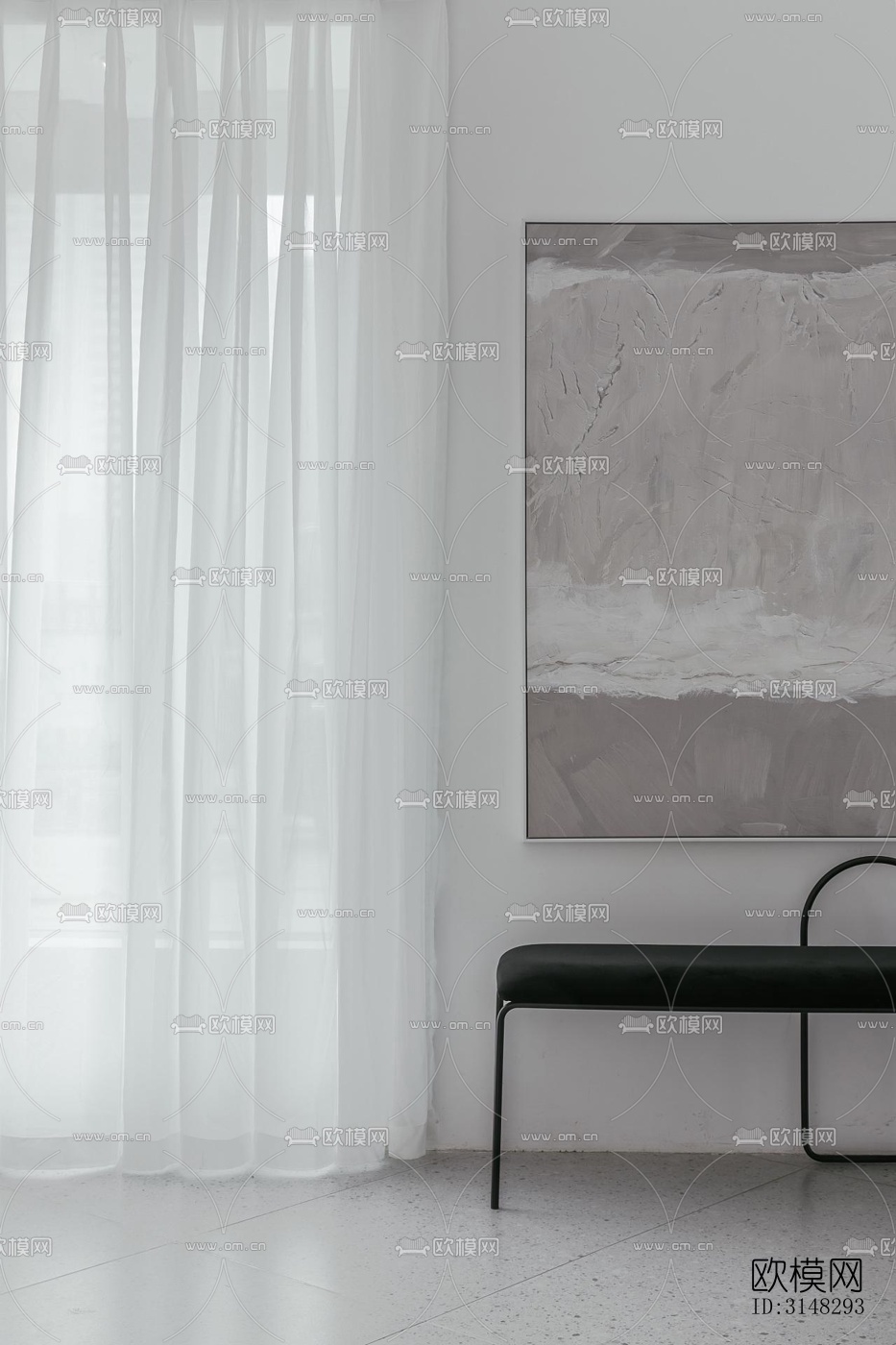 高级灰零售店铺效果图下载（渲染图2）