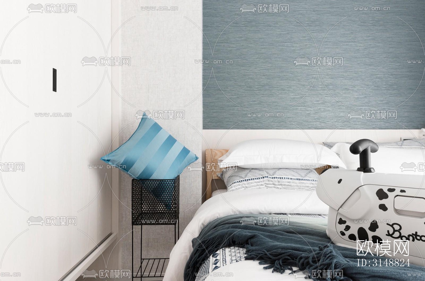 北欧平层效果图下载（渲染图16）