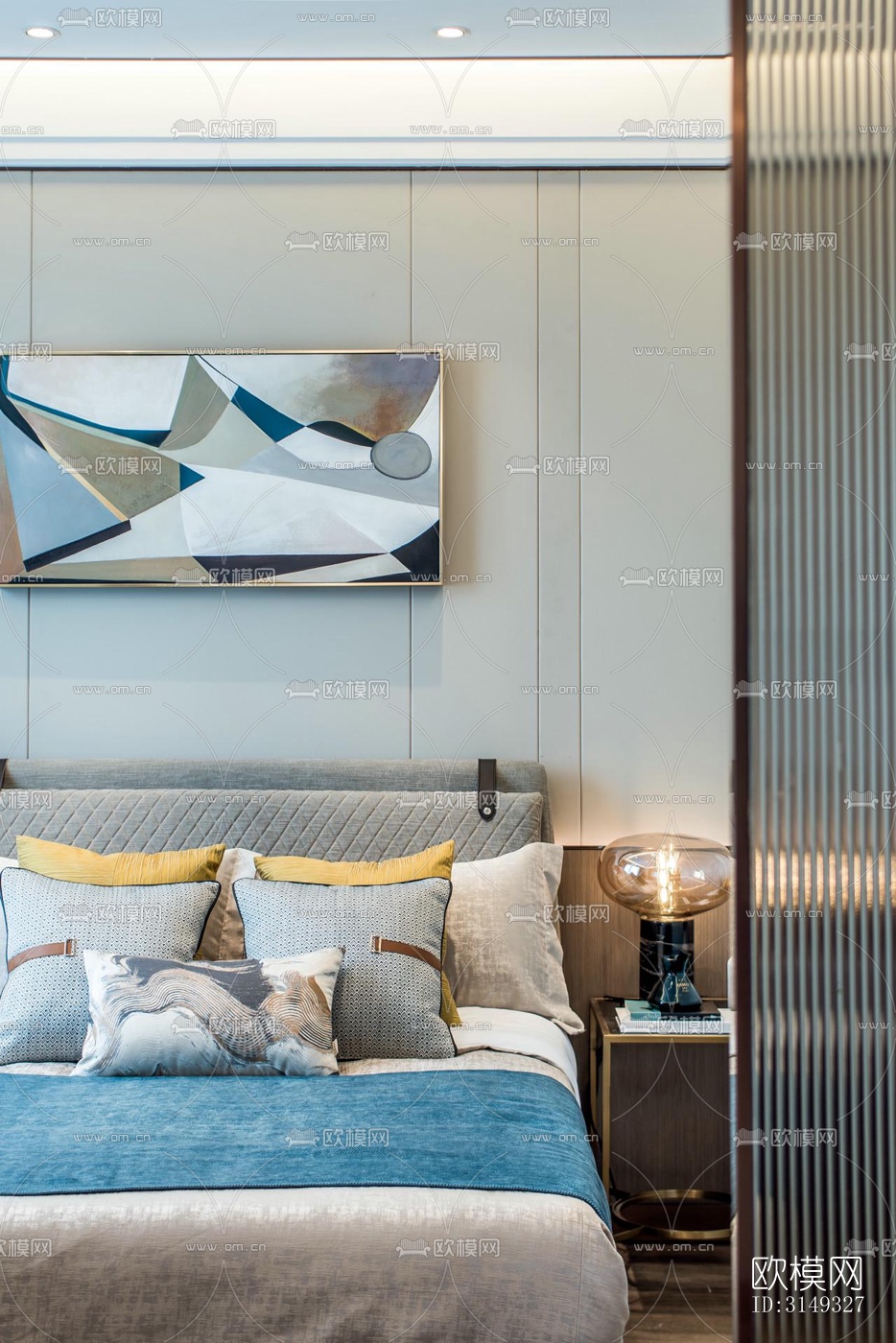 现代平层效果图下载（渲染图16）