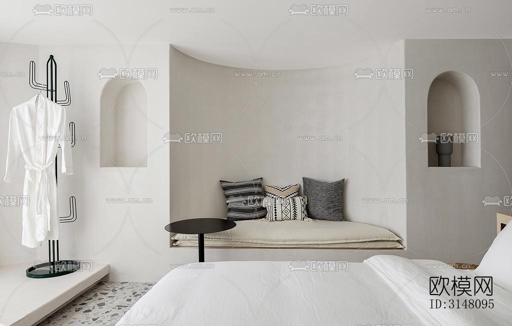 现代酒店民宿效果图下载（渲染图5）