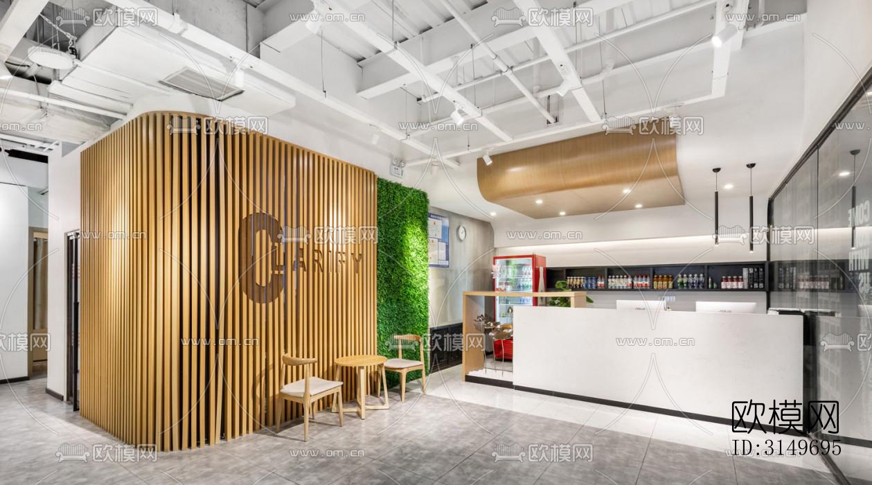 现代健身房效果图下载（渲染图8）