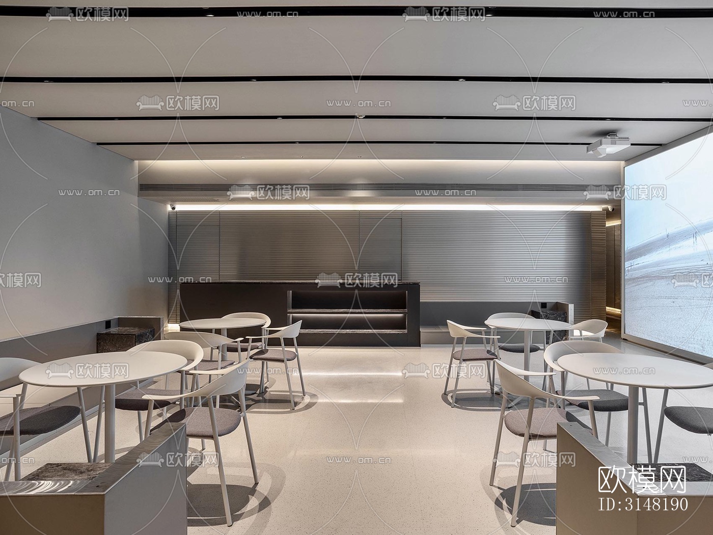 现代酒店民宿效果图下载（渲染图11）