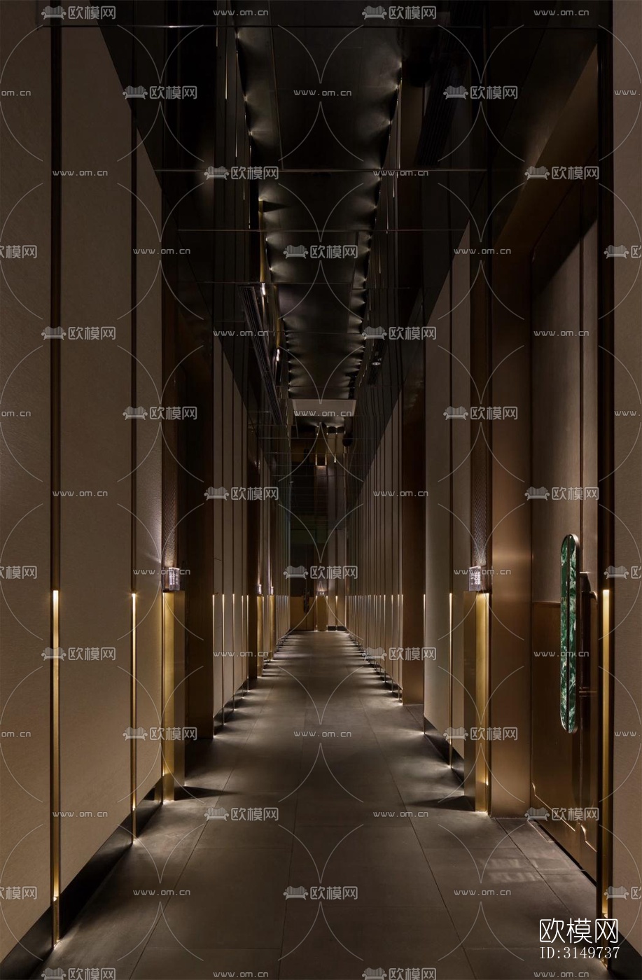 新中式中餐厅效果图下载（渲染图10）