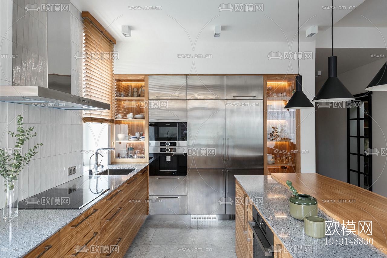 北欧平层效果图下载（渲染图5）