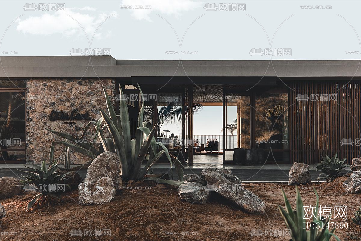 东南亚酒店民宿效果图下载（渲染图17）