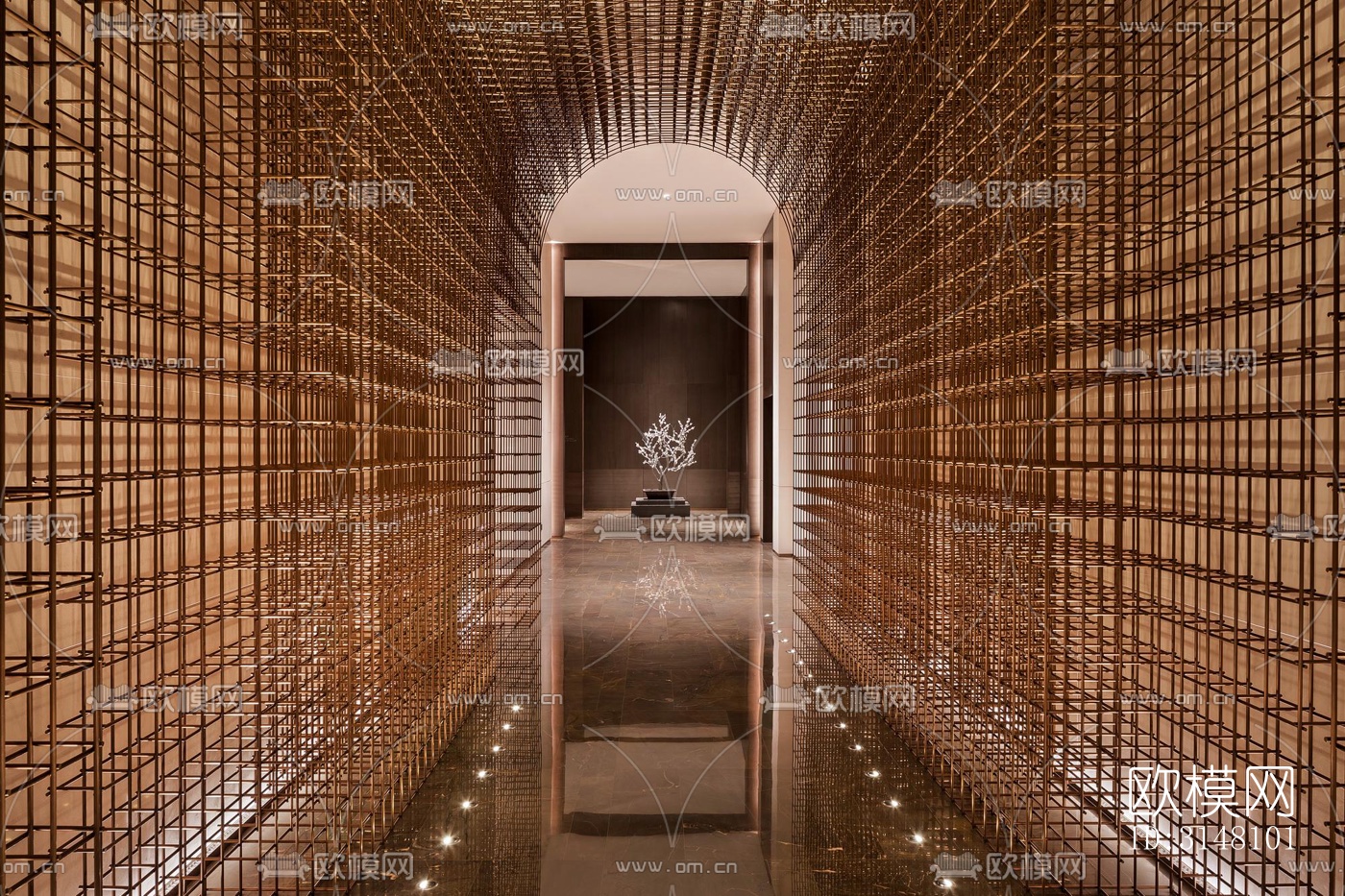 现代酒店民宿效果图下载（渲染图16）