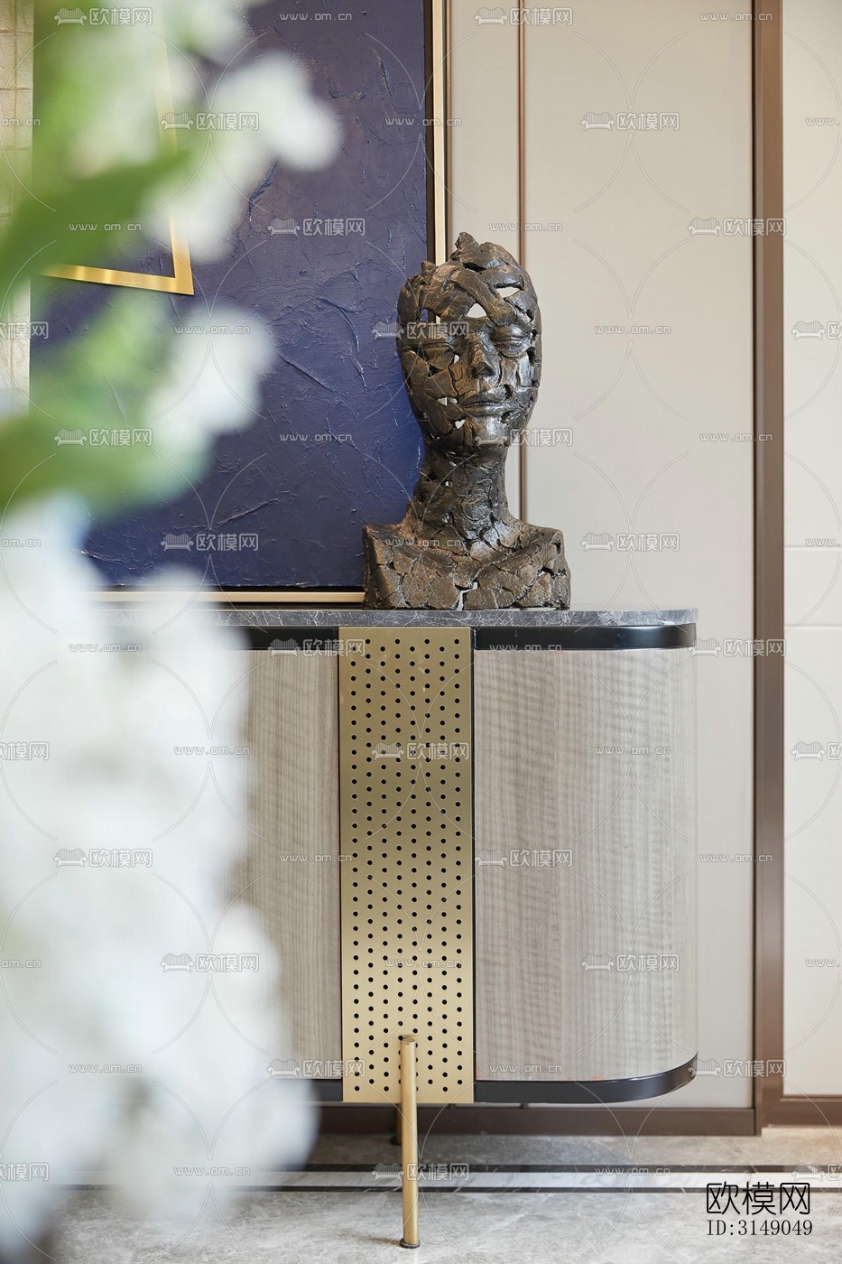 欧式平层效果图下载（渲染图5）